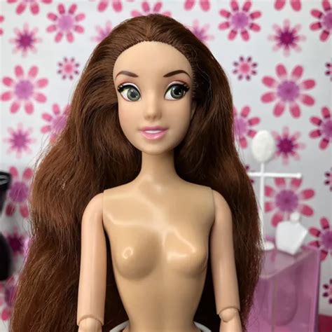 Disney Princess Belle Beauty Beast Barbie Doll Nude Articulated Arms