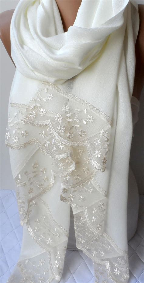 Bridal Shawls In Ivory With Light Champagne French Lace Ivory Etsy