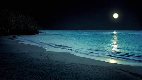 moonlit beach at night guildford united kingdom [1920x1078] by alexandra a black r earthporn