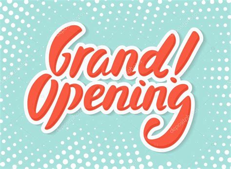 Grand Opening Sign Stock Vector By ©alexgorka 95362028