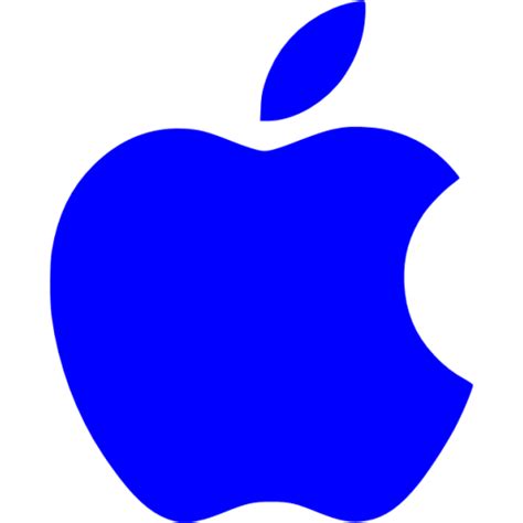 Blue Apple Icon Free Blue Site Logo Icons
