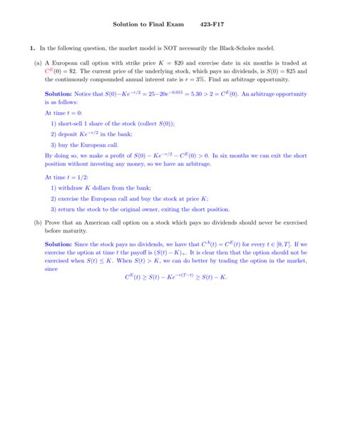 Final Practice Problems Solutions 1