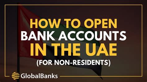 How To Open Bank Accounts In The Uae For Non Residents Youtube