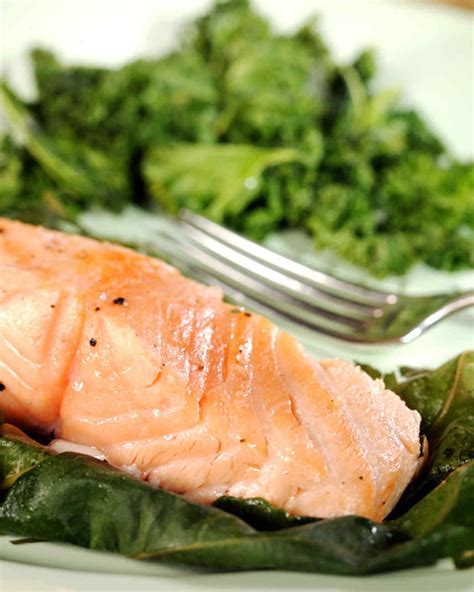 Salmon Wrapped In Fig Leaves Recipe And Video Martha Stewart