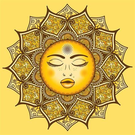 Sun Mandala Digital Art By Serena King Fine Art America