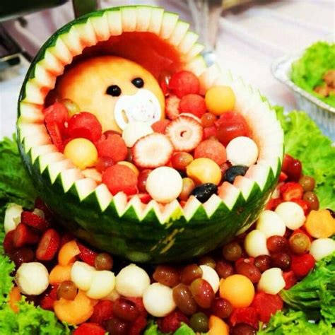 Permalink To Simple Watermelon Baby Fruits Basket Baby Shower Fruit
