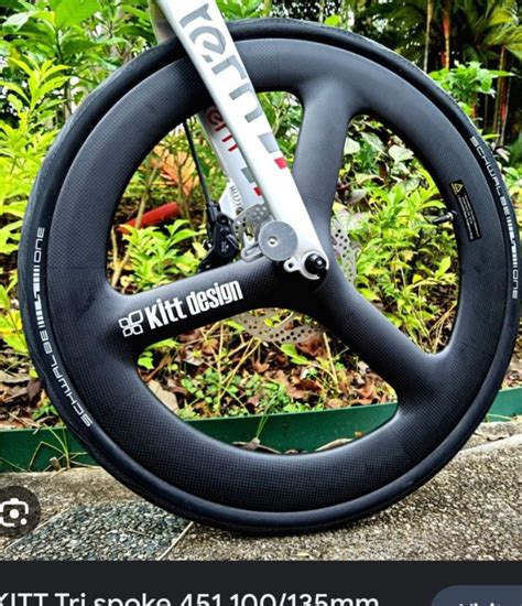 Oem Kitt Design Custom Tri Spoke 451 Carbon Wheelset Sports Equipment