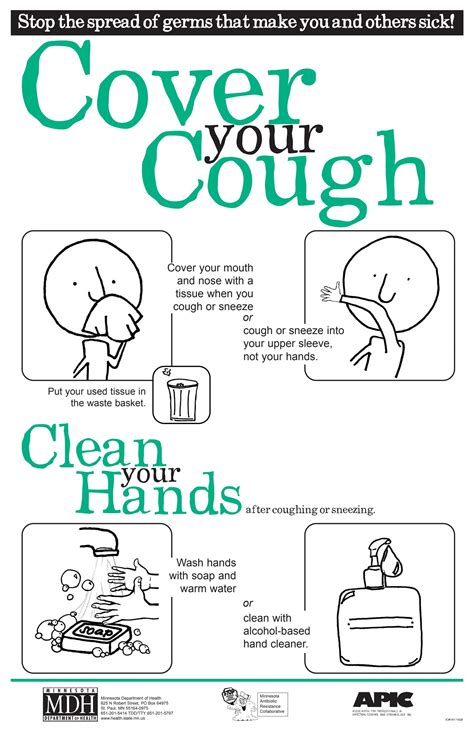 Cough And Sneeze Into Elbows Not Hands