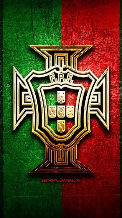 Dream league soccer portugal logo. Portugal National Football Team, golden logo, Europe, UEFA, green metal background, Portuguese ...
