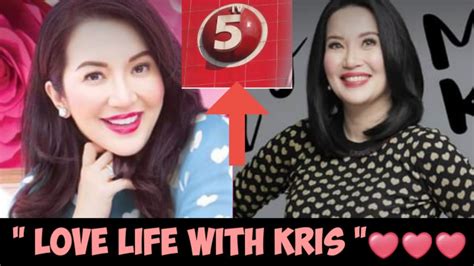 Kris Aquino Show Love Life With Kris Matutuloy Na Ngayong August Sa Tv 5 Krisaquino Youtube