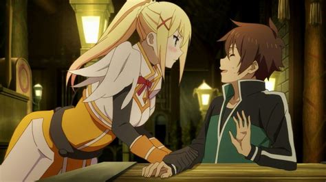 Darkness And Kazuma Konosuba Anime Anime Art Darkness Konosuba