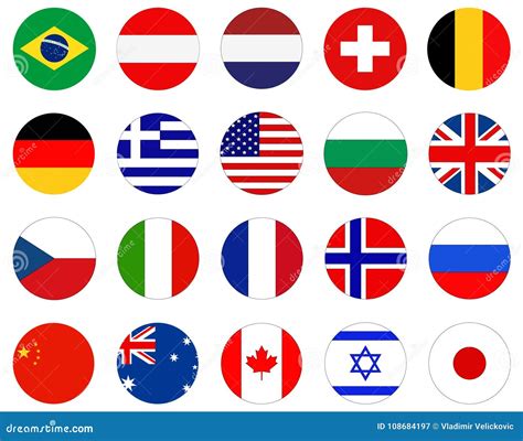 World Flags Country Flags Of The World Stock Vector Illustration Of Europe Emblem