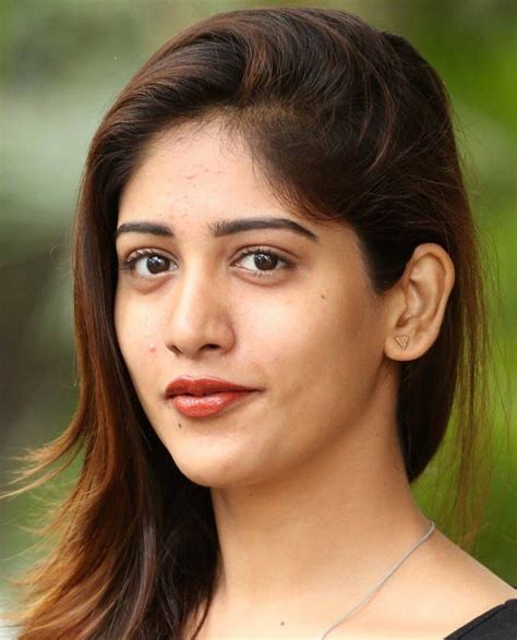 Glamorous Indian Girl Chandini Chowdary Real Face Closeup Without