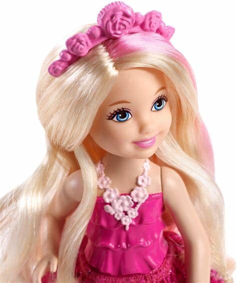 Mattel barbie doll blonde hair blue eyes! Amazon.com: Barbie DKB57 Endless Hair Kingdom Chelsea Doll ...