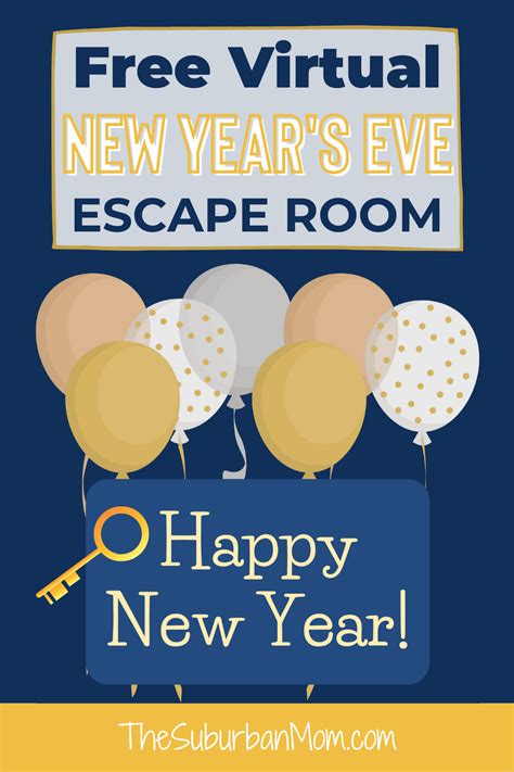 New Years Eve Virtual Escape Room For Kids The Suburban Mom