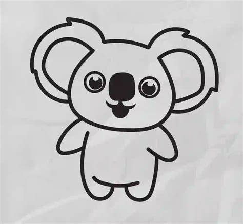 How To Draw A Cute Koala Step By Step Guide Storiespub