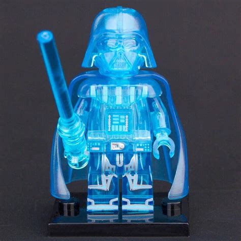 Darth Vader Transparent Blue Lego Star Wars Minifigures Delsbricks