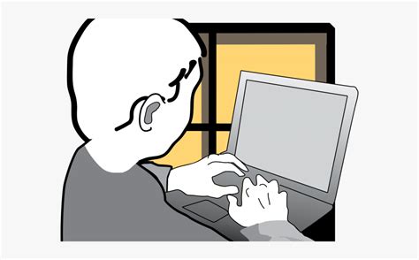 Animasi Orang Main Komputer