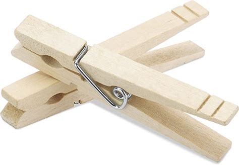 Amazon Com Whitmor Wood S Natural Clothespins Home Kitchen
