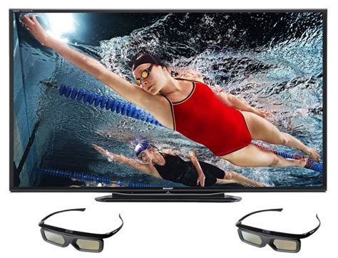 621 Off Sharp Lc 60le757u 60 3d Led Hdtv Two Pairs Of 3d Glasses 1279 Fs