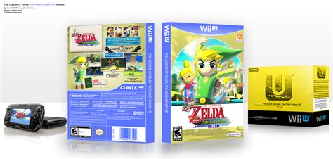 The Legend Of Zelda The Wind Waker Hd Bundle Wii U Box Art Cover By