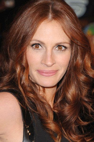 golden copper red hair julia roberts red hair celebrities julia roberts hair hairstyle