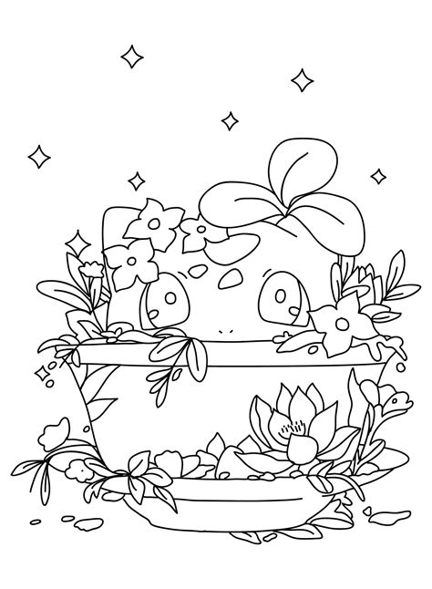 Pokemon Coloring Page Bulbasaur My Xxx Hot Girl