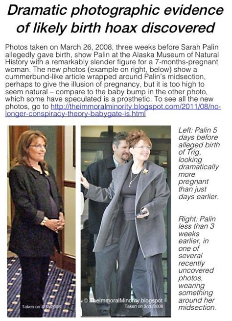 New Sarah Palin Photos Show Her Looking Dramatically Un Pregnant A Few