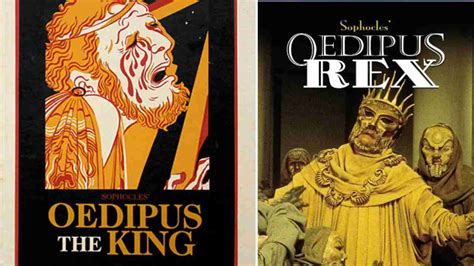 oedipus rex or oedipus the king by sophocles
