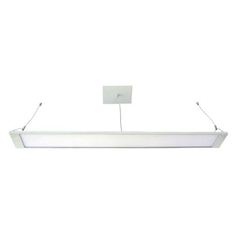 Homeselects 4 Ft Edge Lit Hanging Led Luminaire 6648 The Home Depot