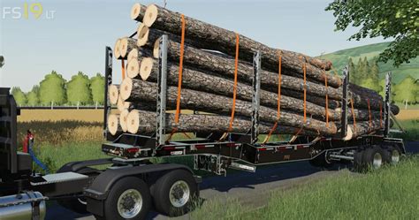 Manac 45ft Log Trailer Fs19 Mods Farming Simulator 19 Mods