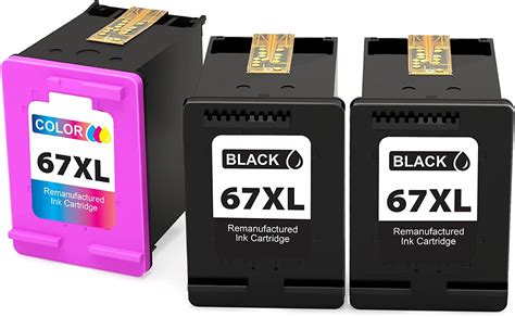 67xl Ink Cartridge Black Color Combo Pack High Yield 3 Pack