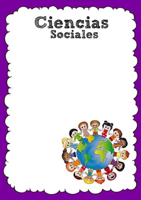Ideas Fantasticas Dibujos Caratulas De Ciencias Sociales Para Ninos