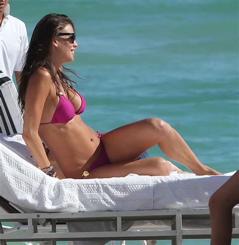 Claudia Galanti Wearing Skimpy Pink Bikini On A Beach In Miami Porn Pictures Xxx Photos Sex