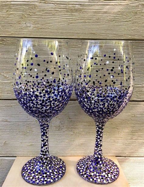 Diy Wine Glasses Hand Painted Wine Glasses Stemless Wine Glasses Glitter Glasses Broken