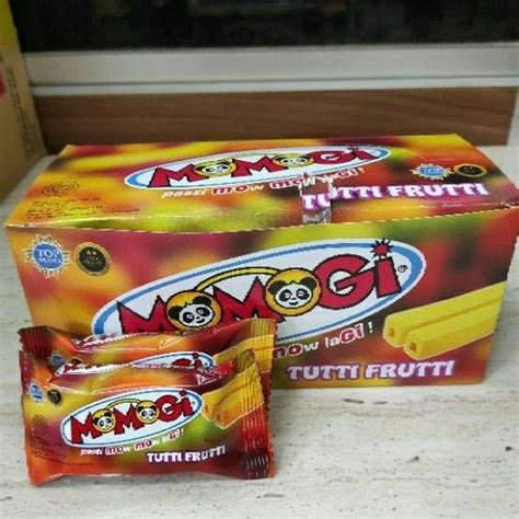 Jual Momogi Rasa Tutti Frutti 1 Box Isi 20 Bungkus Shopee Indonesia