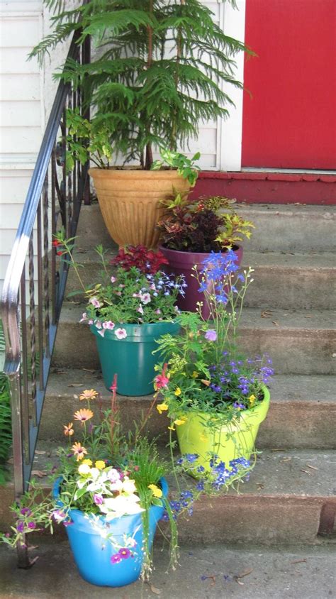 Front Porch Container Gardens Front Porch Container Garden By 4