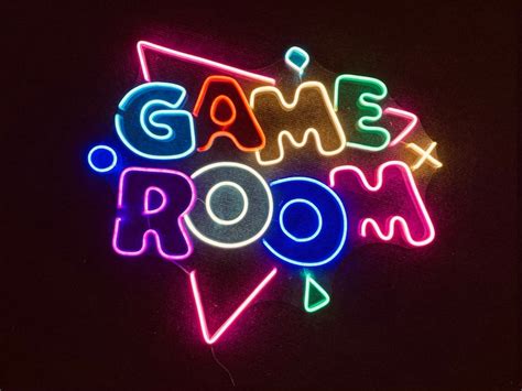 Game Room Neon Sign Led Light Custom Neon Sign Decoration Etsy