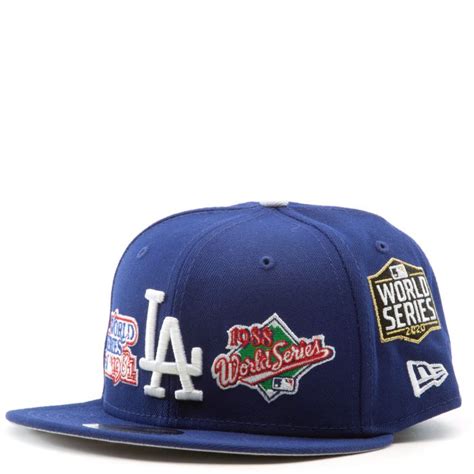 New Era Caps Los Angeles Dodgers World Series Champions 9085 Fitted Hat