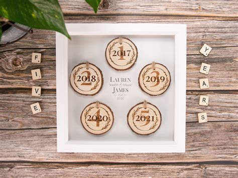 5th Anniversary Gift Wood 5th Wedding Anniversary Gift 5th Etsy UK