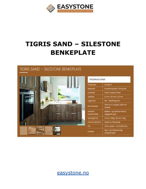 Ppt Tigris Sand Silestone Benkeplate Powerpoint Presentation Free
