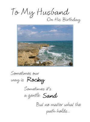 If your guy likes to doodle or jot down his thoughts, he'll love a fancy pen he can take on the go. To My Husband on His Birthday - 5" x 7" KJV Greeting Card ...
