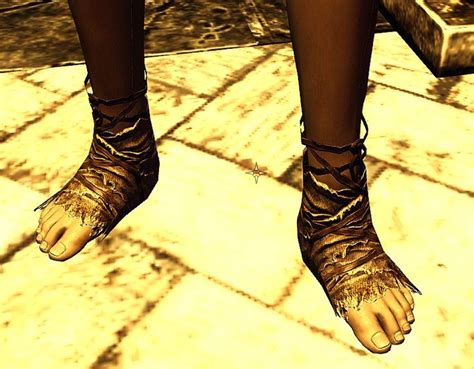 Improved Foot Wraps For Females At Skyrim Nexus Mods And Community Skyrim Feet Peep Toe