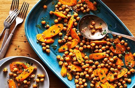 Drizzle with lemon juice and oil. Moroccan Carrot and Chickpea Salad | PC.ca