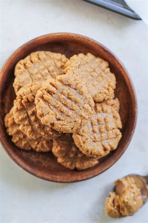 Flourless Peanut Butter Cookies The Roasted Root