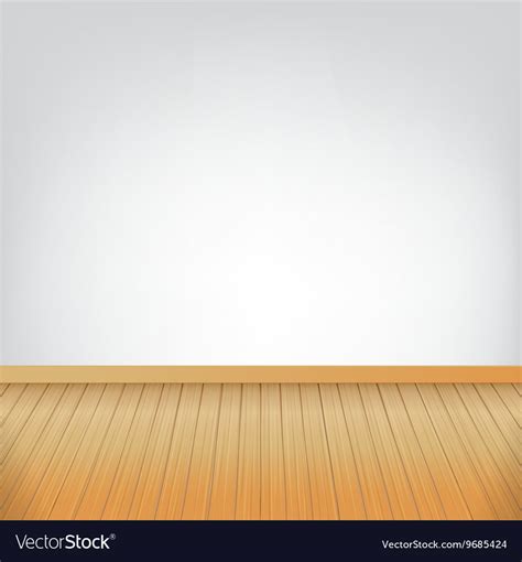 Brown Wood Floor Texture And White Wall Background