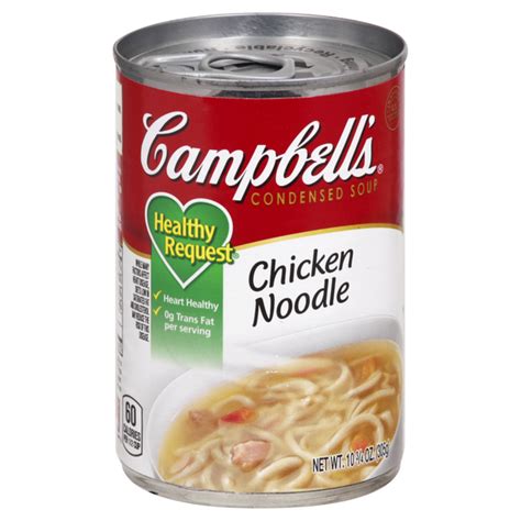 Save On Campbells Healthy Request Condensed Chicken Noodle Soup Order