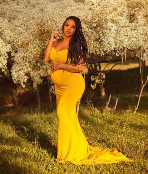 Maternity Dress For Photoshoot Maternity Gown Baby Shower Etsy Yellow
