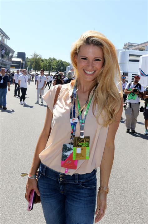 Michelle yvonne hunziker (swiss german: Michelle Hunziker - Formula One Italian Grand Prix in ...