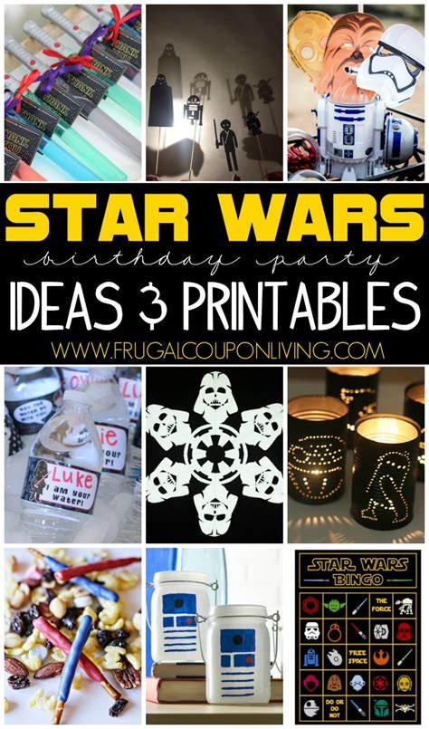 star wars party ideas  freebies